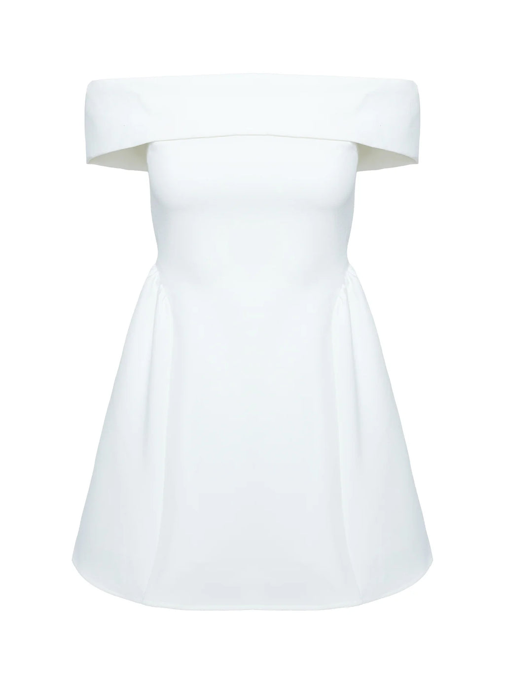 Main Character Strapless Mini Dress White